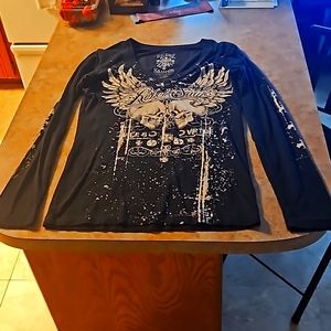 Affliction Rebel Saints Long Sleeve Shirt
